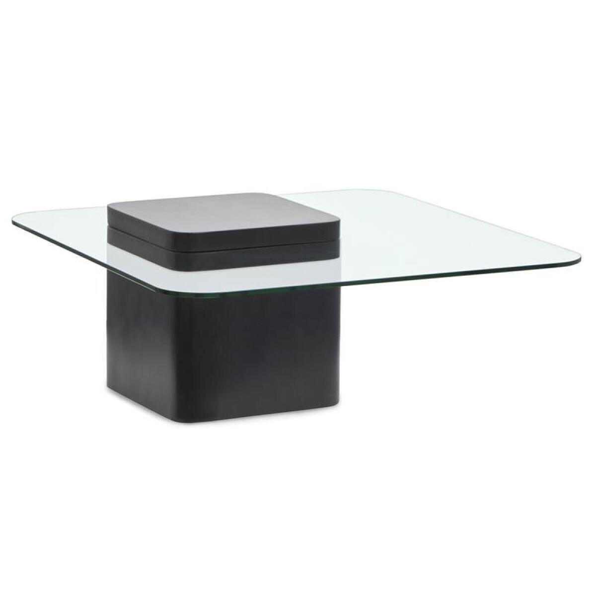 f1af03635562d3e0f0ec9d9910f61c3d Donora Glass Square Cocktail Table Top SU - Image 1