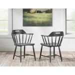 Spindle Back Arm Chair W. Handle Cut Out - Image 4