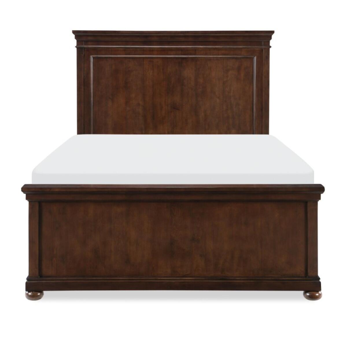 Complete Panel Full Bed Cherry Finish - Image 5