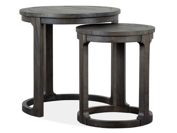 Boswell Round Nesting End Table - Image 3