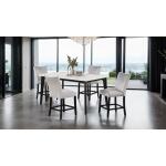 Sabro 5 Pc Dining Table Set Dining Sets Black 8