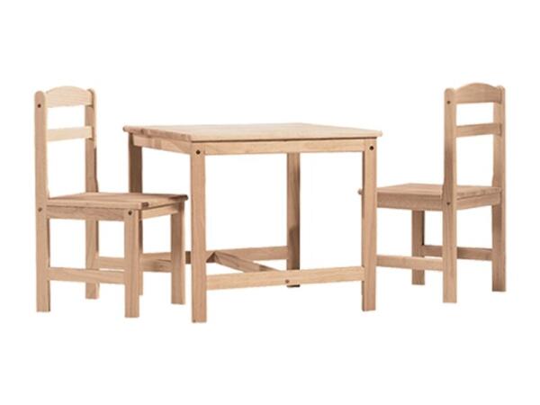 Three-Piece Juvenile Set Dining Sets Brown