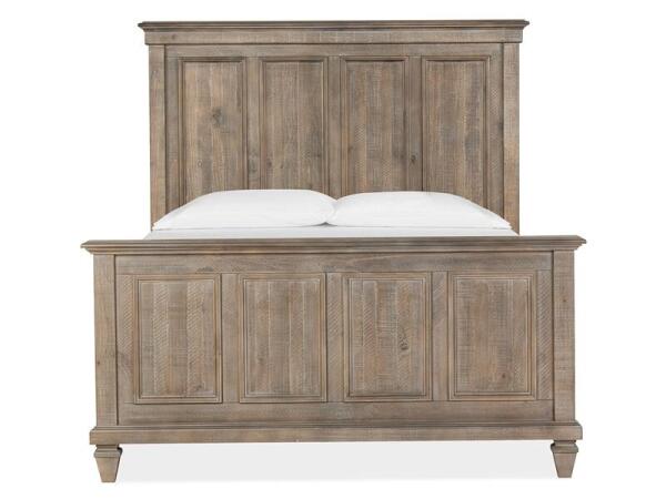 Lancaster Wood Queen Panel Bed Footboard SU Bed Parts Bed Parts