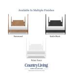 Complete High/low Poster Bed 6/6 King Beds Barnwood Oak 28