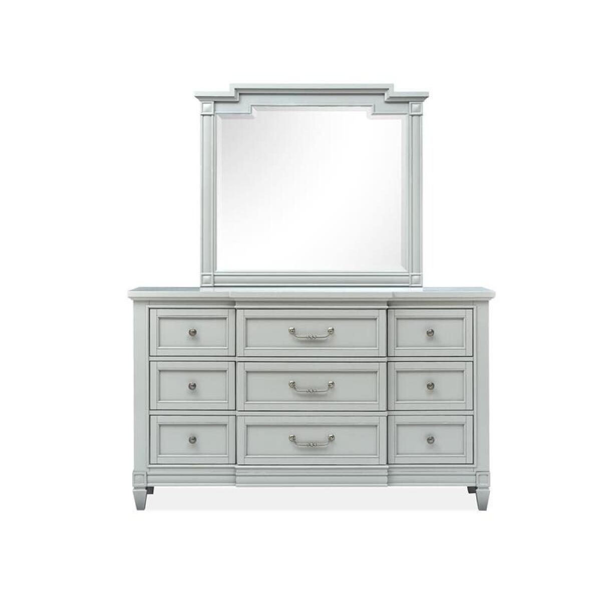 Glenbrook Landscape Mirror Bedroom Mirrors Gray 4