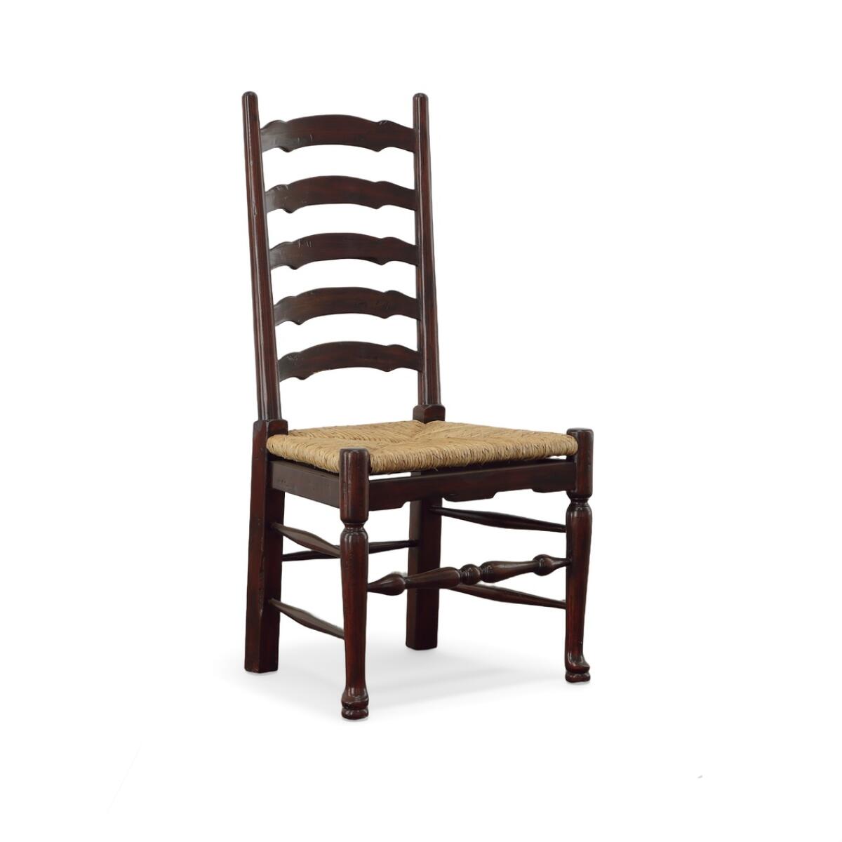 English Country Ladderback Side Chair - Image 2