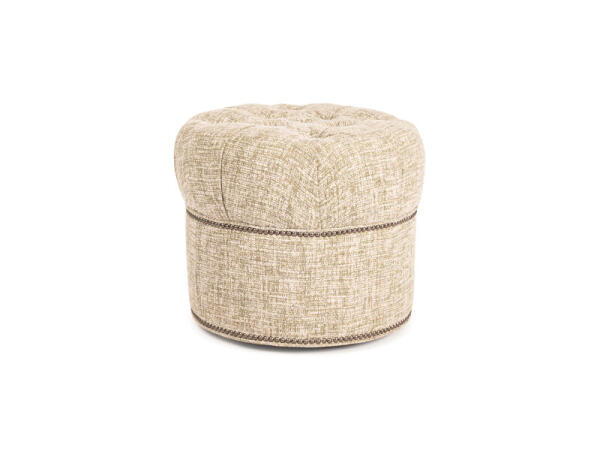 Small Ottoman 2130-50SM Ottomans & Poufs Cream
