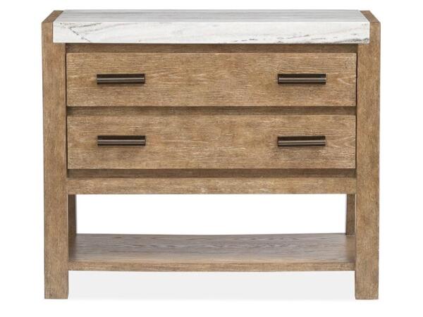 Plum Creek – LT. Brown Open Nightstand Nightstands Brown