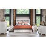 Complete Panel Bed W Storage Footboard Queen 5/0 - Image 5