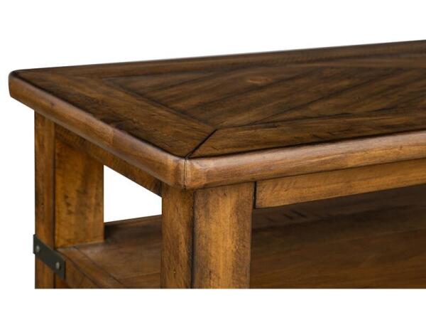 Chesterfield Rectangular Sofa Table Sofa Tables Brown 14