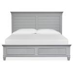 Charleston Complete Cal.King Panel Bed - Grey