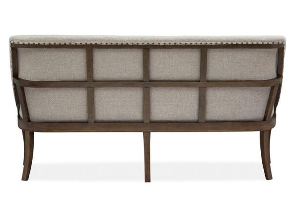 Roxbury D5011-78 Bench w/Upholstered Seat & Back - Image 8