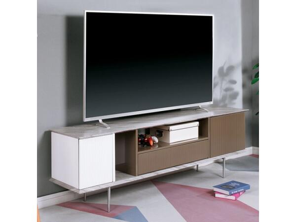 Blair TV Stand Entertainment Stands Brown