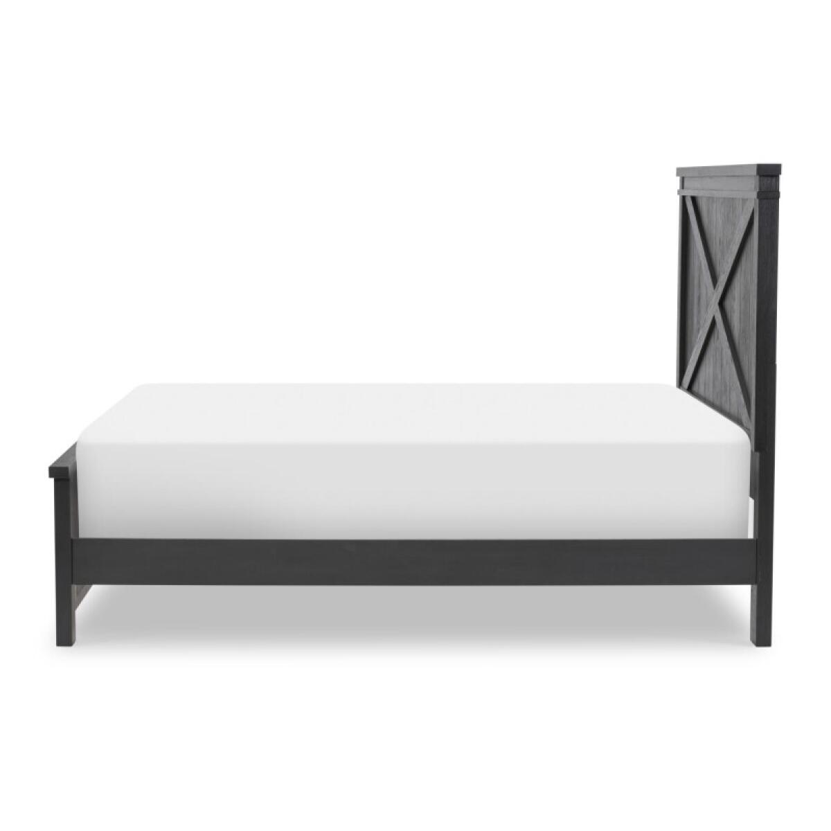 Complete Panel Bed Full 46 Black Finish Youth Beds Black 8