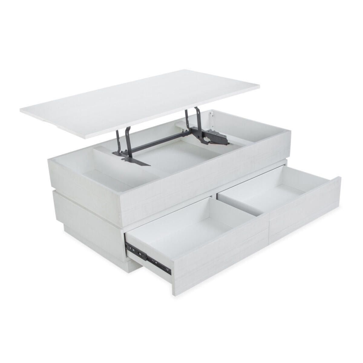 Lift Top Storage Cocktail Table w/Casters - Image 4