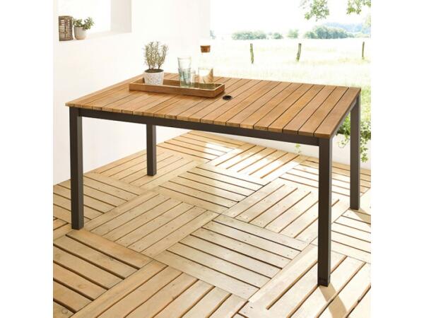 Mackay Patio Dining Table Outdoor Dining Tables Brown