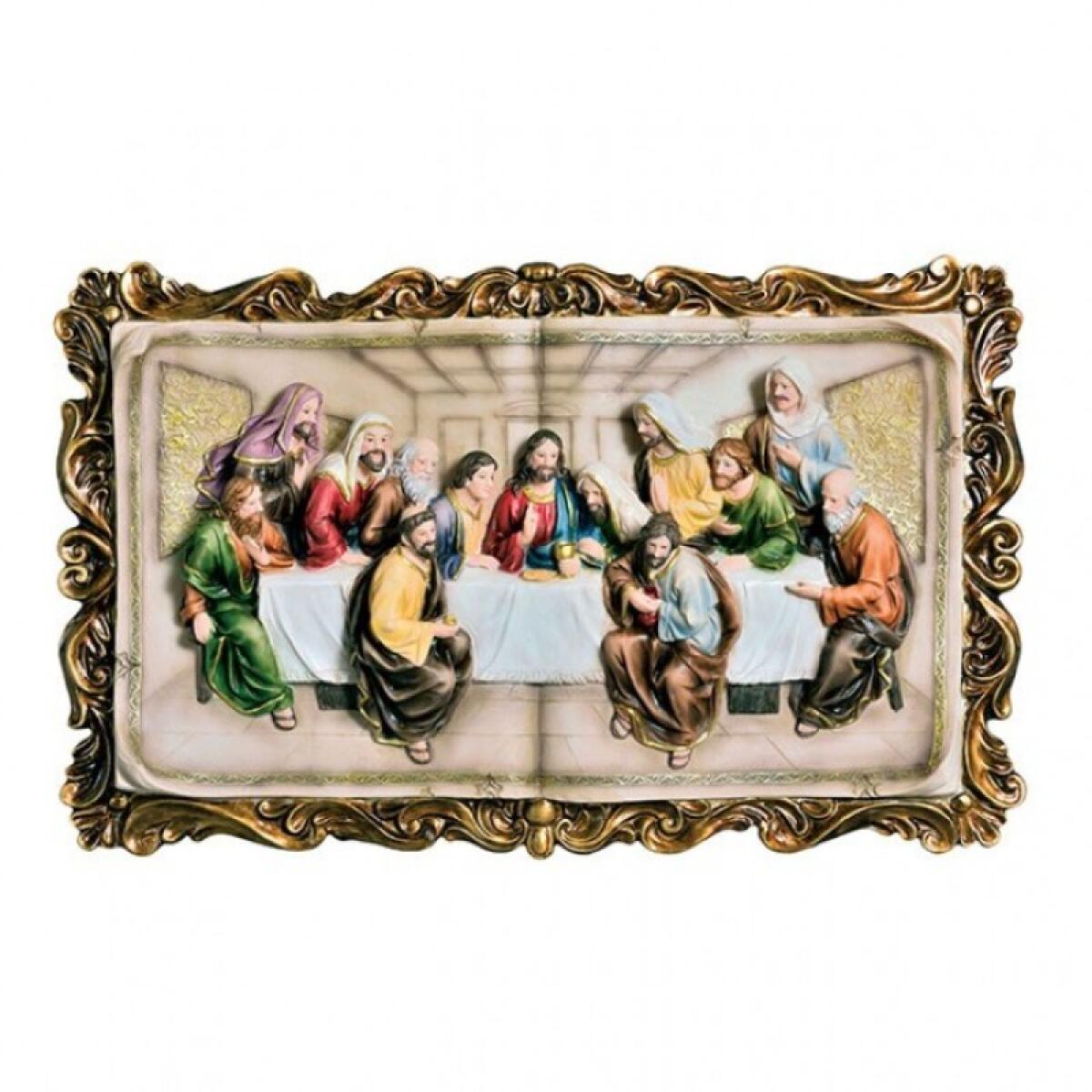f58e5b17a7e09c2bcf44b9fa6c5fec82 Homili Last Supper Plaque - Image 1