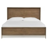Lindon Wood Queen Panel Bed Footboard SU