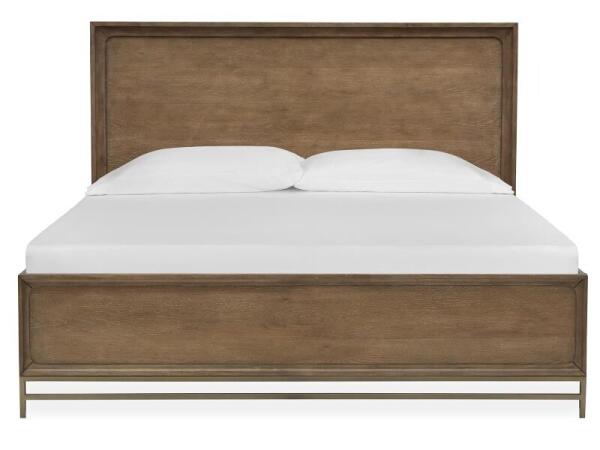 Lindon Wood Queen Panel Bed Footboard SU
