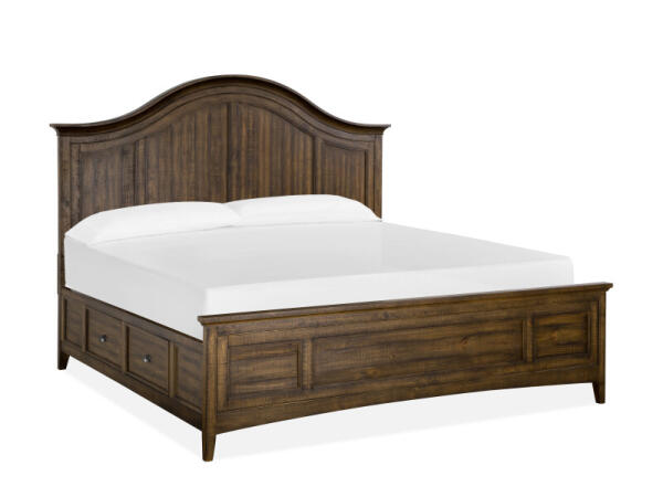 Complete King Arched Bed with Storage Rails Beds Beds 12