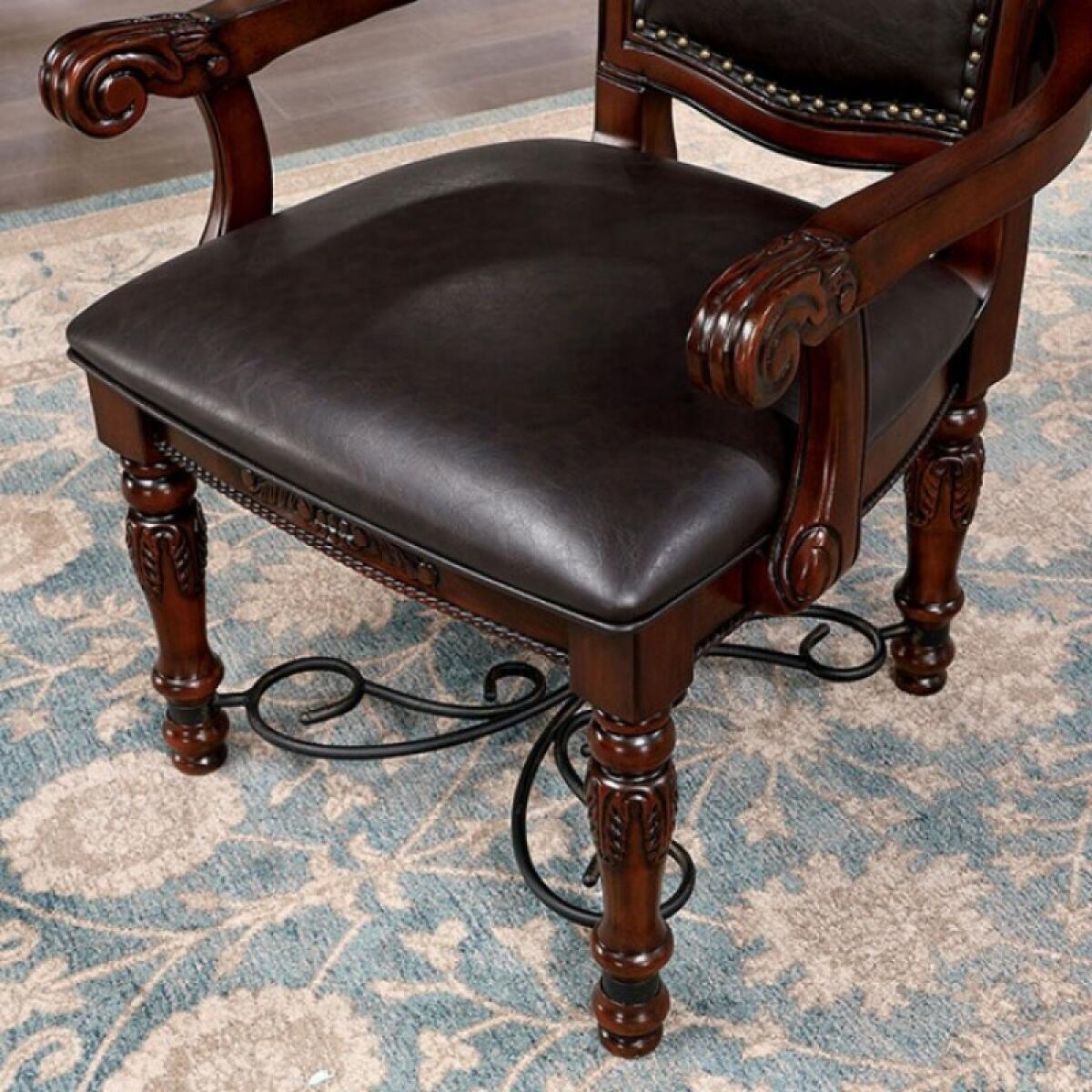 Picardy Arm Chair (2/Box) Chairs & Benches Brown 6