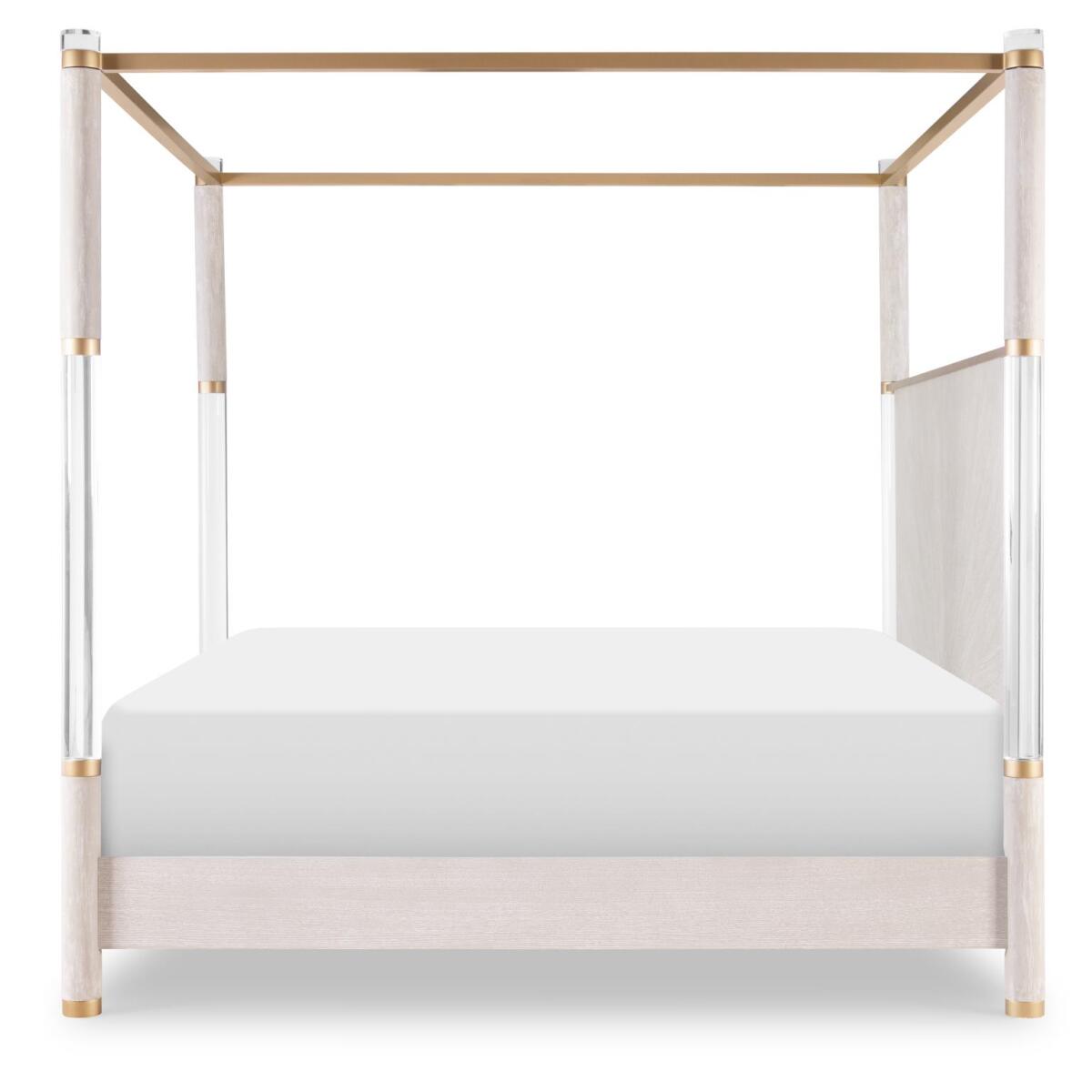 Panel Bed Canopy Acrylic Posts King Beds Beds 6