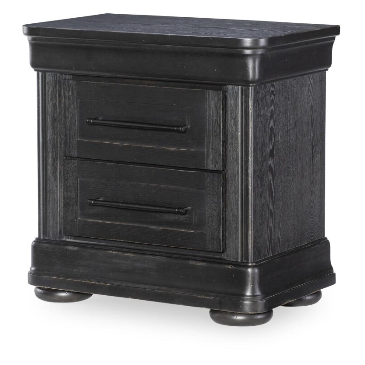Nightstand 2 Drw W/ Power Nightstands Black 3 Nightstand 2 Drw W/ Power Nightstands Black 3