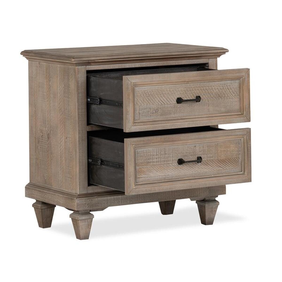 Lancaster Drawer Nightstand Nightstands Brown 8