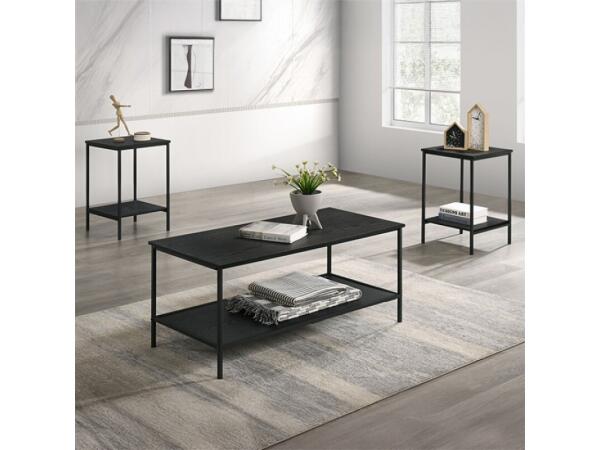 Pallas 3 Pc. Table Set Table Sets Black