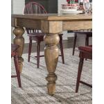 Chimney Leg Table Dining Tables Barnwood Oak 27