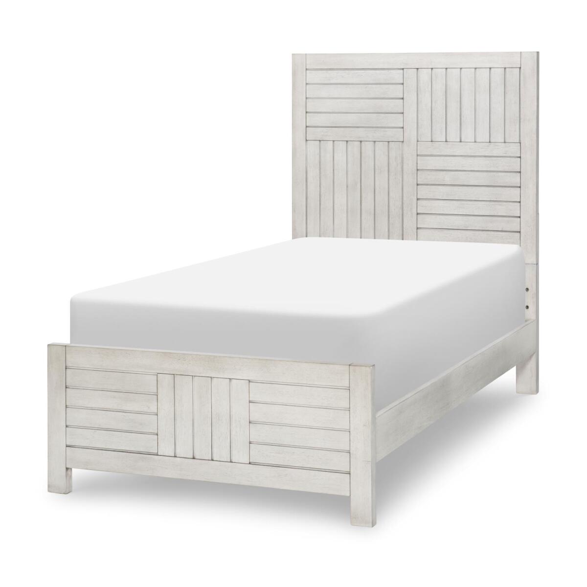 Complete Panel Bed, Twin 3/3 Stone Path Gray Finish Youth Beds Legacy Classic Furniture 4