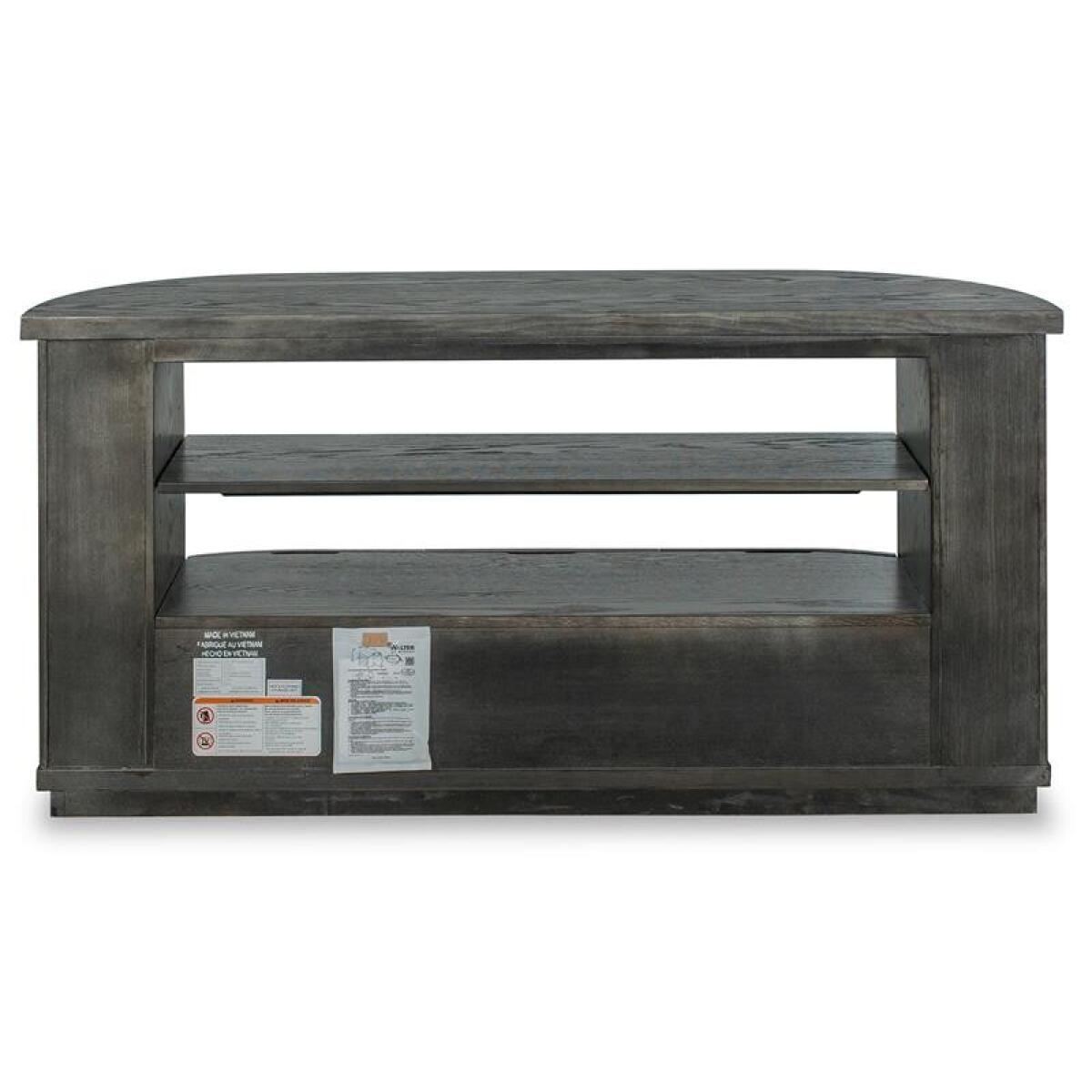 Bosley T5762-75 Brown Demilune Console - Image 6