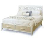 Bellamy Wood Queen Bed Storage Footboard SU Bed Parts Bed Parts