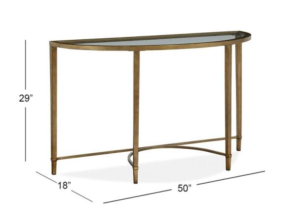 Copia Demilune Sofa Table - Image 5