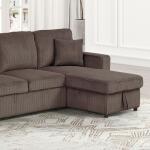 Yves Sectional Sectionals Dark Gray