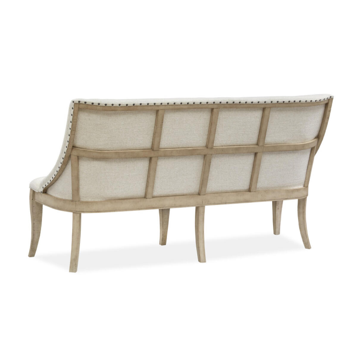 Dining Bench w/Upholstered Seat & Back - Image 2