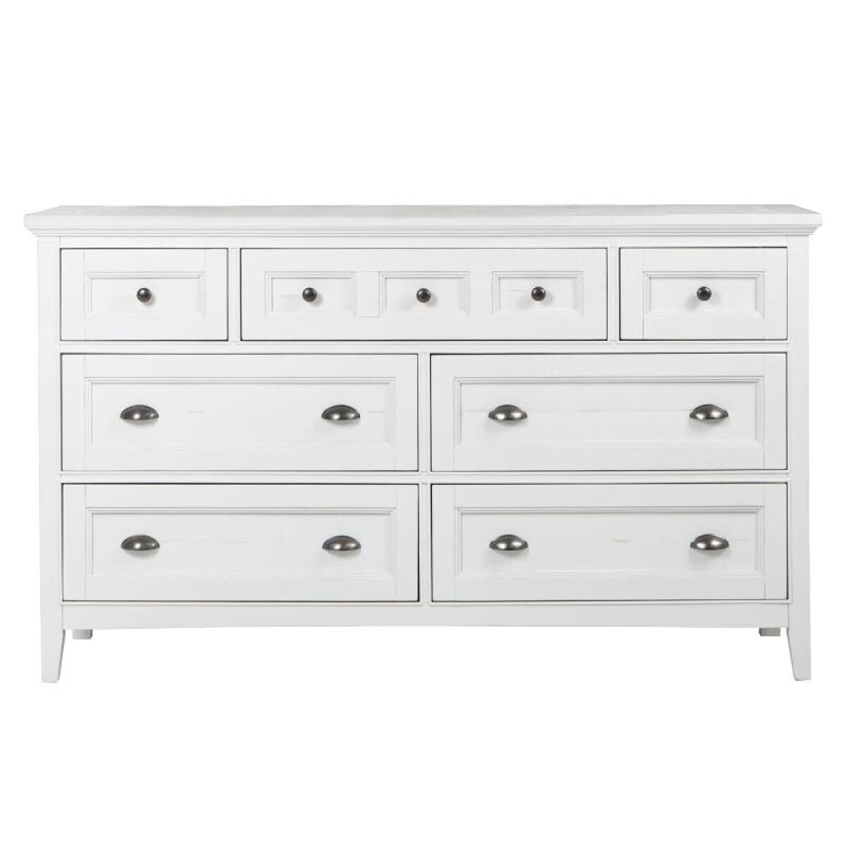Heron Cove Drawer Dresser Dressers Chalk White, Dovetail Grey 4