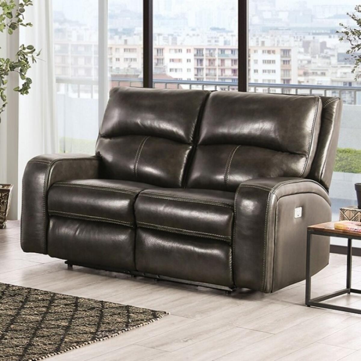 Soterios Power Loveseat Loveseats Brown 4