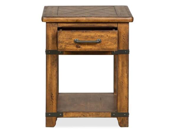 Chesterfield Rectangular End Table - Image 9