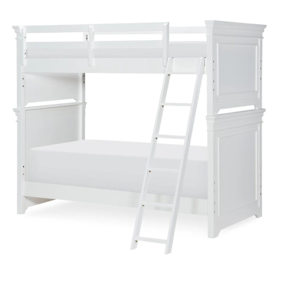Complete Bunk Twin White Finish Youth Beds Legacy Classic Furniture 4