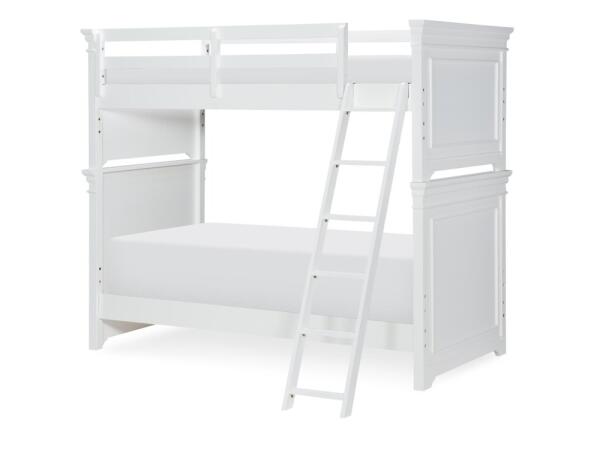 Complete Bunk Twin White Finish Youth Beds Legacy Classic Furniture