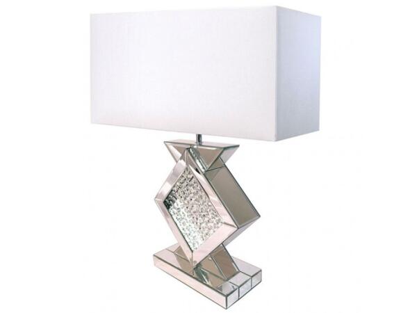 Desma Table Lamp Lighting Champagne/White