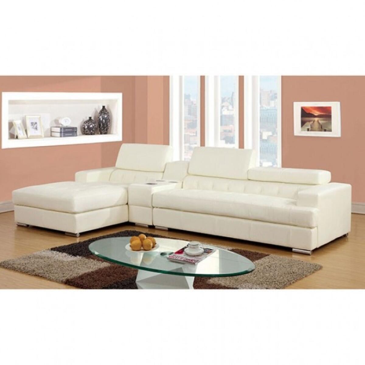 Floria Console Sectional Parts Cream 5