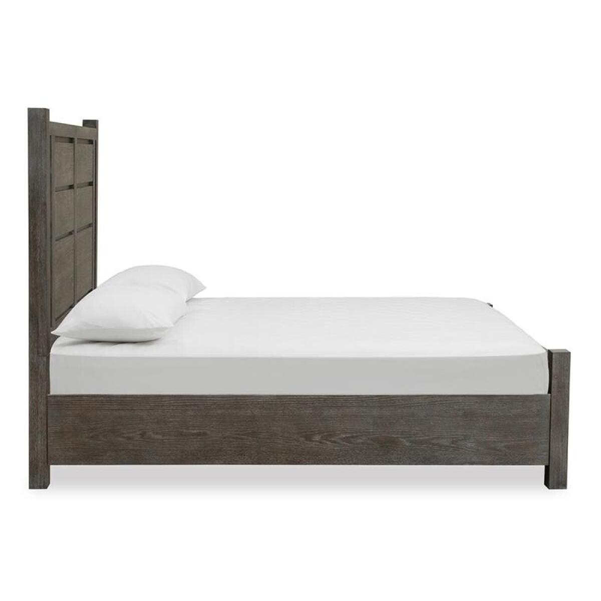 Plum Creek – Black Complete Queen Panel Storage Bed Beds Beds 6