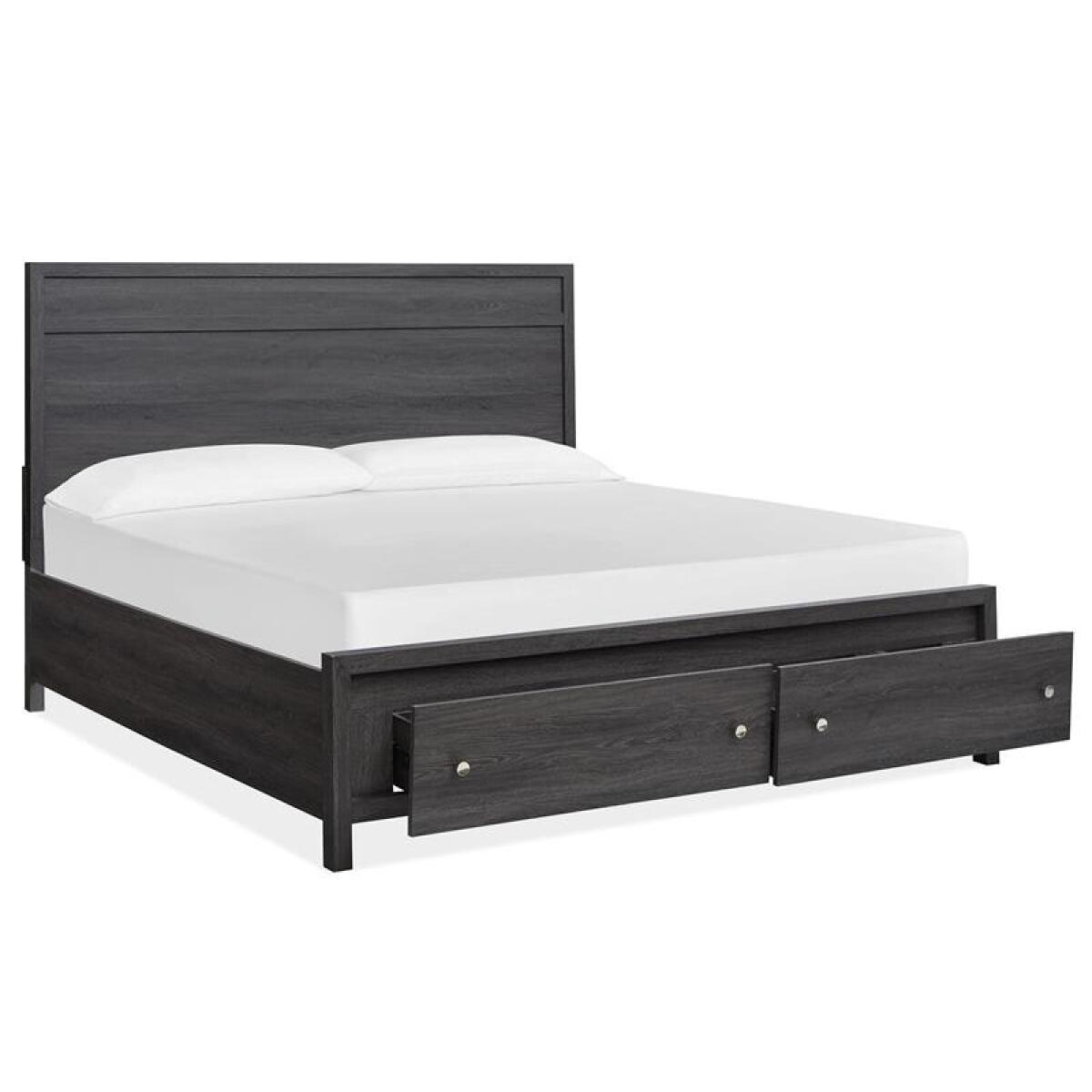 Merrifield - Black Complete Queen Panel Storage Bed - Image 3