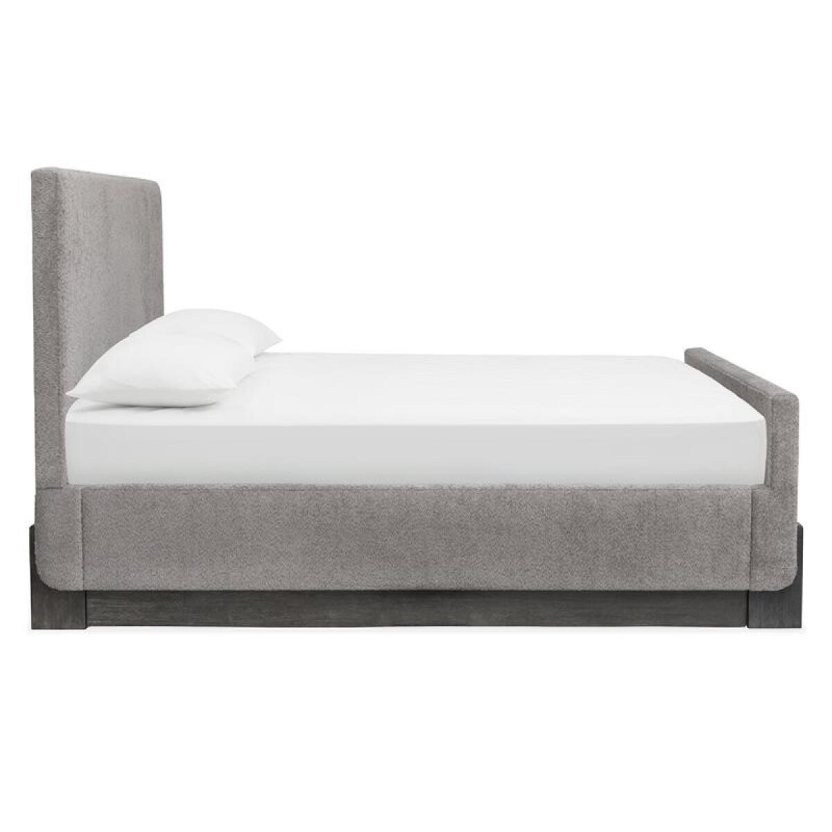 Kinsley Complete Queen Upholstered Panel Bed - Image 6
