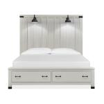 Harper B5321-54A Complete Queen Panel Storage Bed