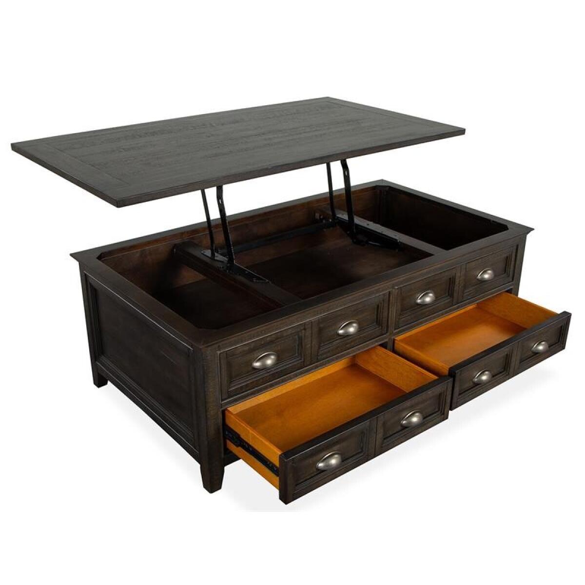 Westley Falls Lift Top Storage Cocktail Table w/Casters - Image 11