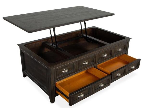 Westley Falls Lift Top Storage Cocktail Table w/Casters - Image 11