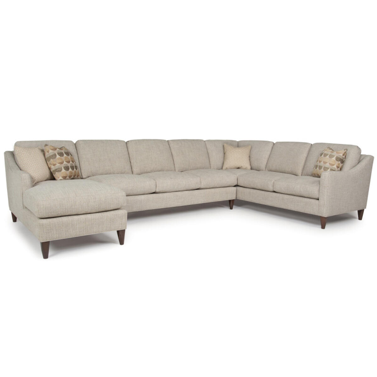 Armless Sofa 261-16 Sofas Cream 4